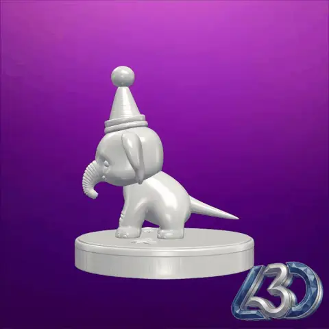 Cute Birthday Elephent