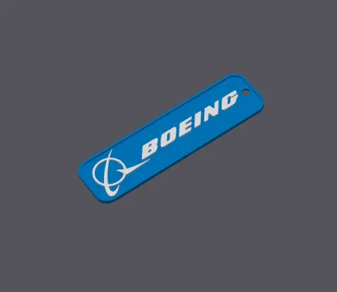 Boeing Aircraft Bag Charm
