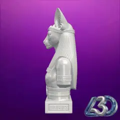 Ancient Egyptian Cat Goddess Bust_y.gif