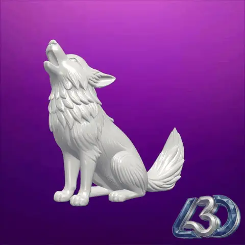 Midnight Echoes Howling Wolf