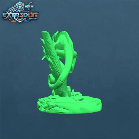 Lifelike Chameleon Figurine
