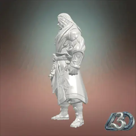 Muscular Eastern Warrior