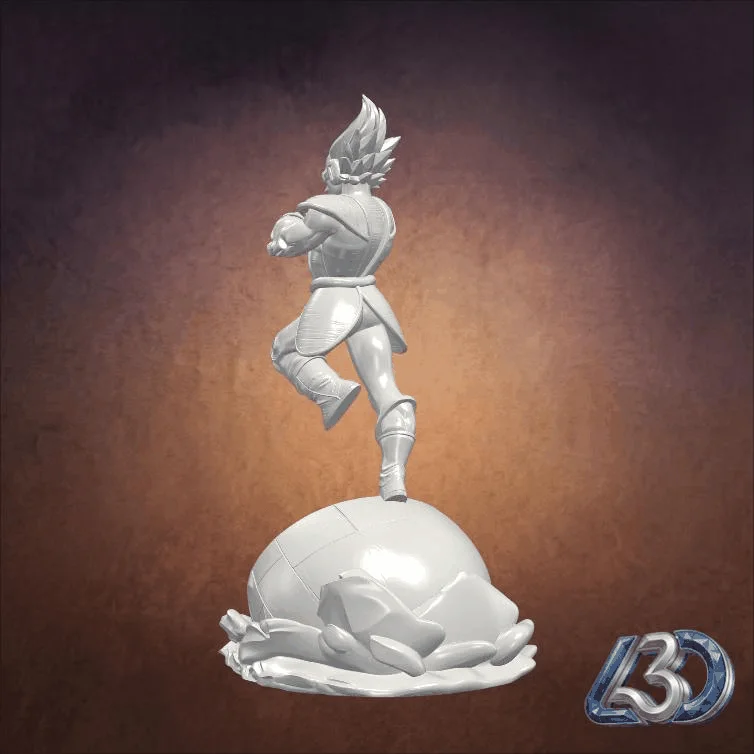 Vegeta Saiyan Prince Statue_y.gif