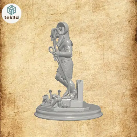 Khnum The Divine Potter and Creator 3D Model