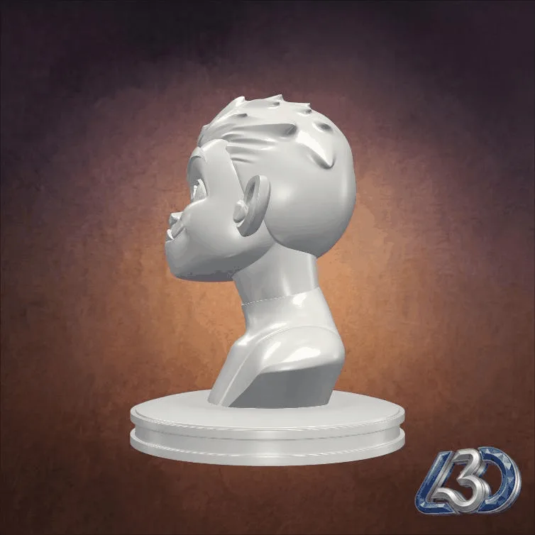 Mischievous Elf Boy Bust_y.gif