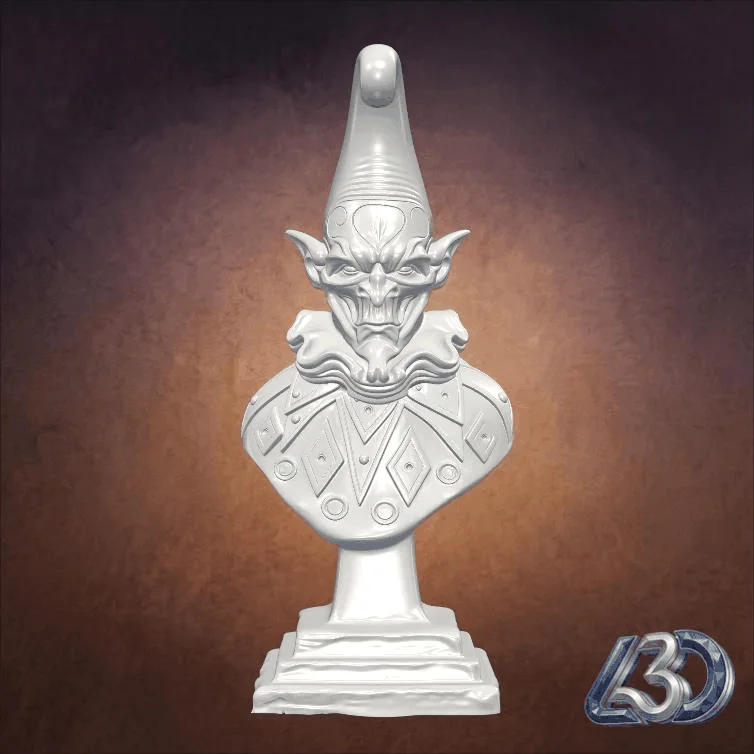 Dark Fantasy Evil Jester Bust_y.gif