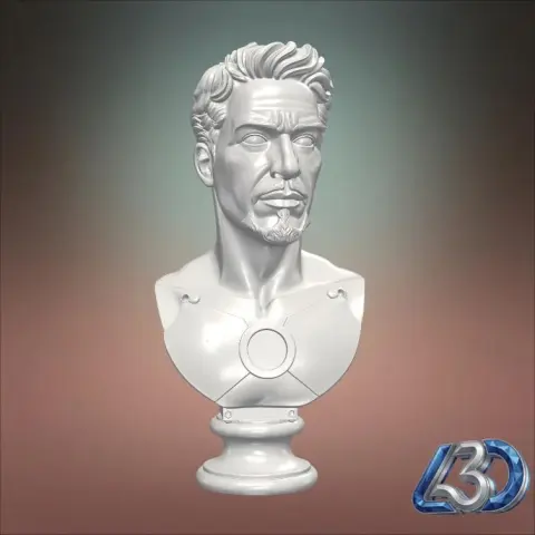 Tony Stark Iron Man Bust