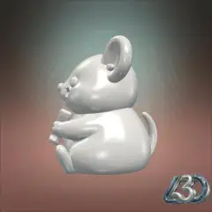 Cute Mouse Holding Cheese_y.gif